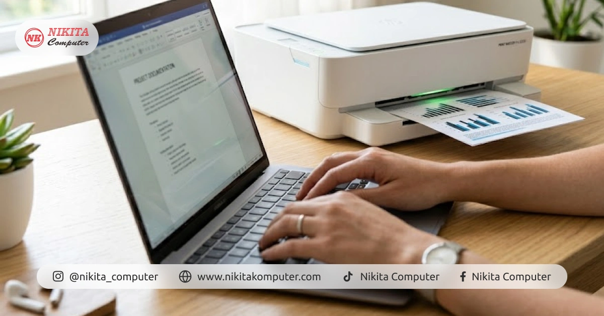 cara menghubungkan printer ke laptop