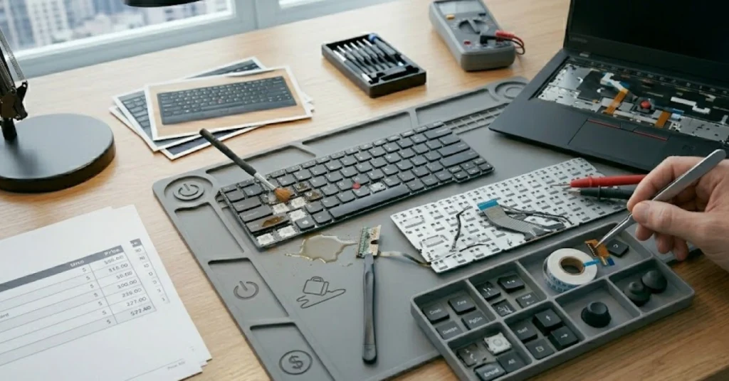harga perbaikan keyboard laptop