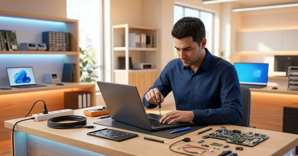 cari atasi laptop mati total
