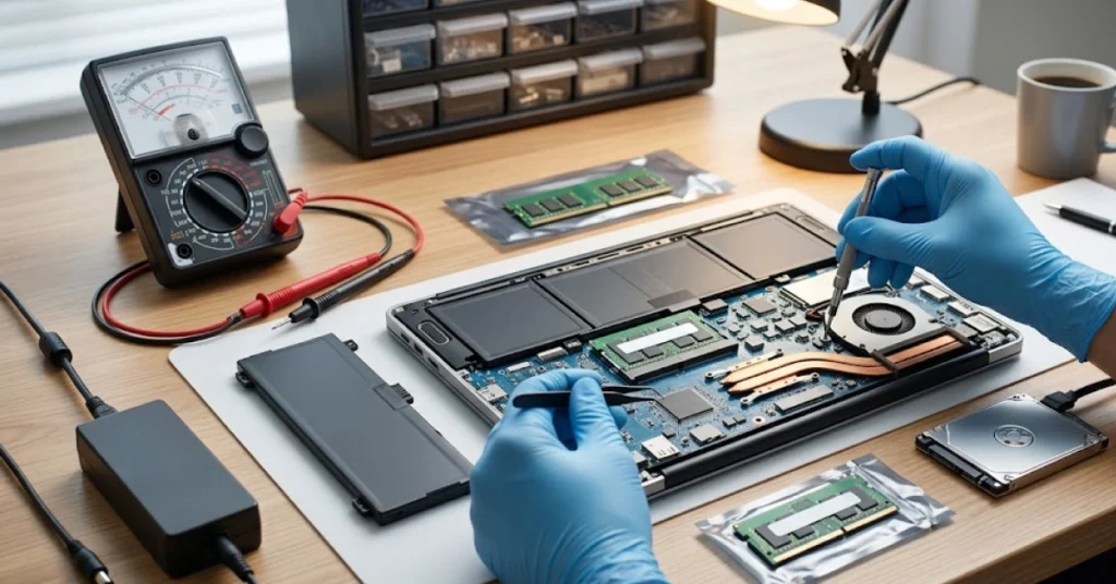 biaya benerin laptop mati total