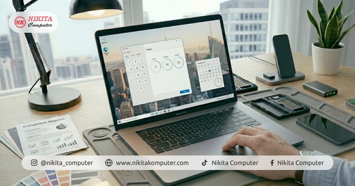 timer di laptop