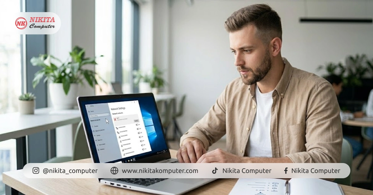 benerin wifi laptop
