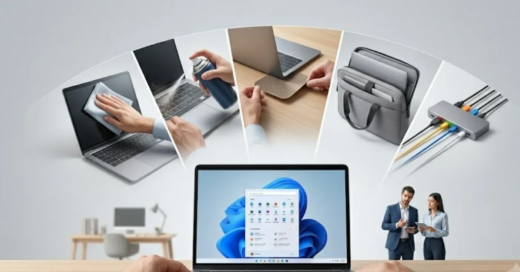 cara membuat laptop awet
