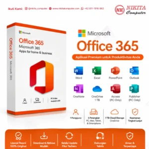 Microsoft 365 Original 1 Tahun (Personal)