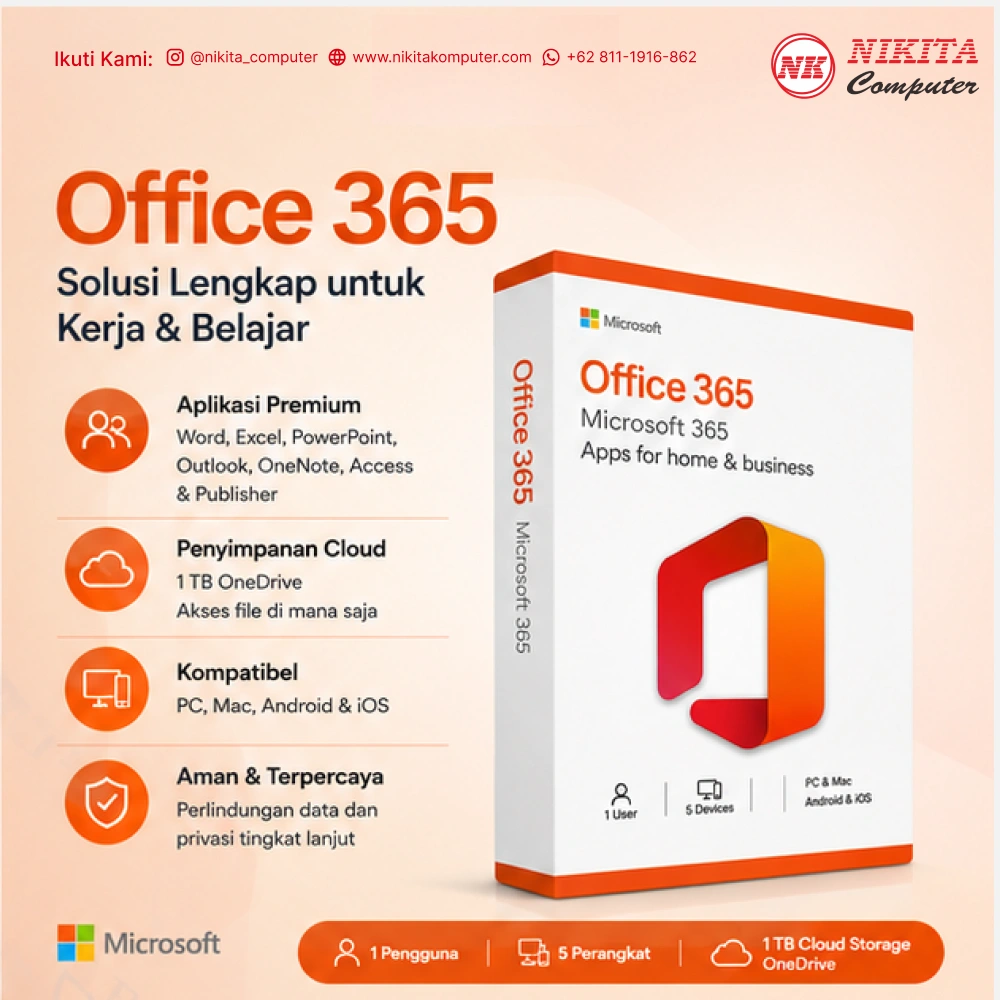 Microsoft 365 Original 1 Tahun (Personal) - Image 2