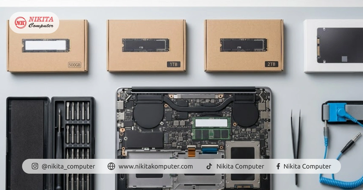 biaya ganti ssd laptop