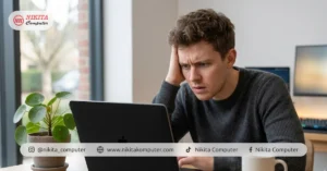 biaya servis laptop black screen