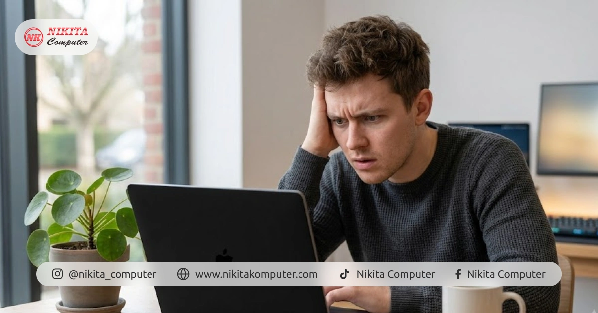 biaya servis laptop black screen
