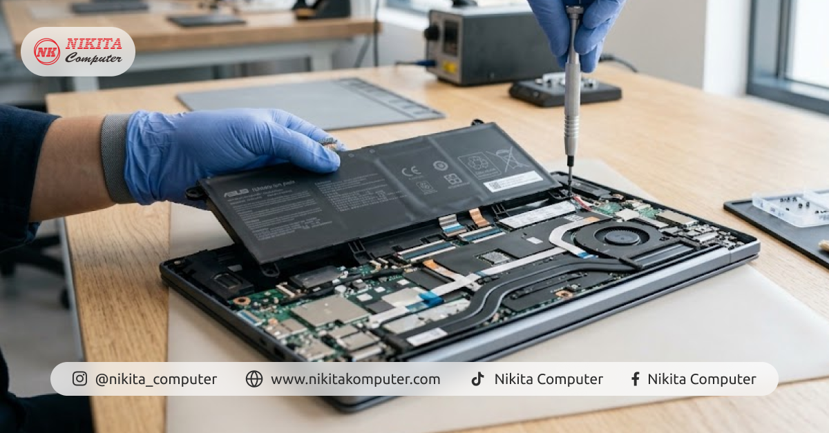 biaya ganti baterai laptop asus