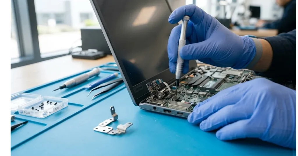 engsel laptop lenovo patah